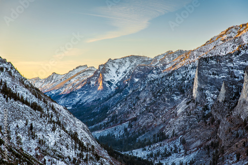 Mountain Canyon In High Dynamic Range photo