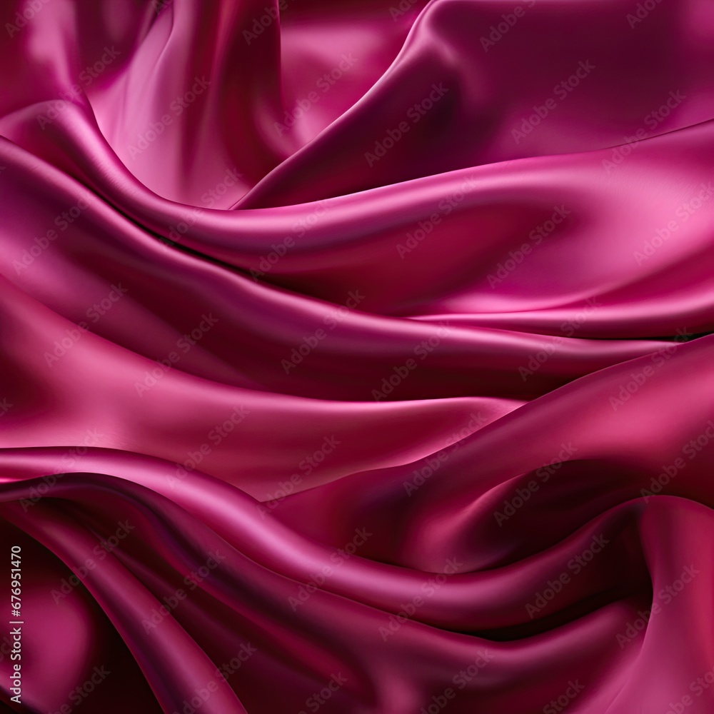 Fototapeta premium Magenta silk background