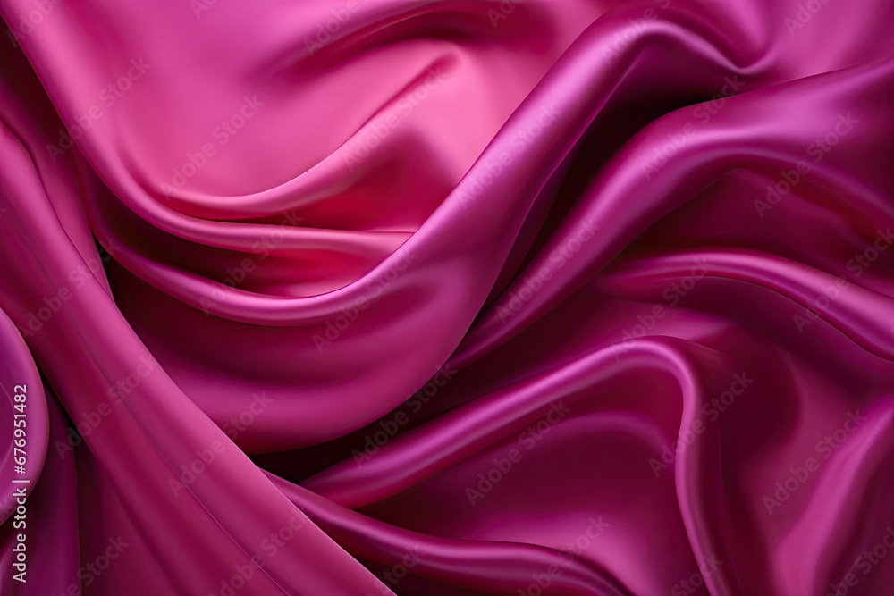 Fototapeta premium Magenta silk background