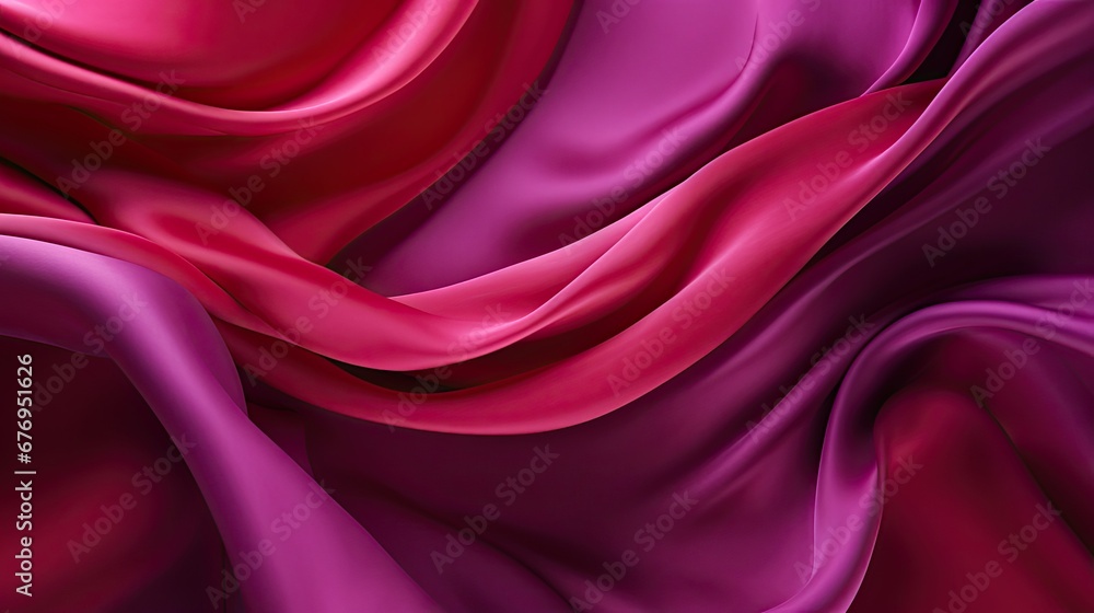 Obraz premium Magenta silk background
