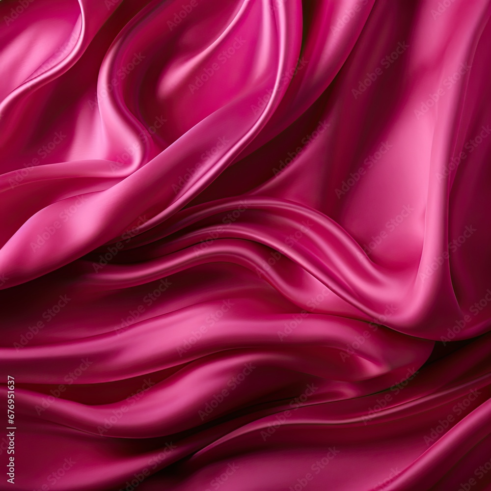 Fototapeta premium Magenta silk background