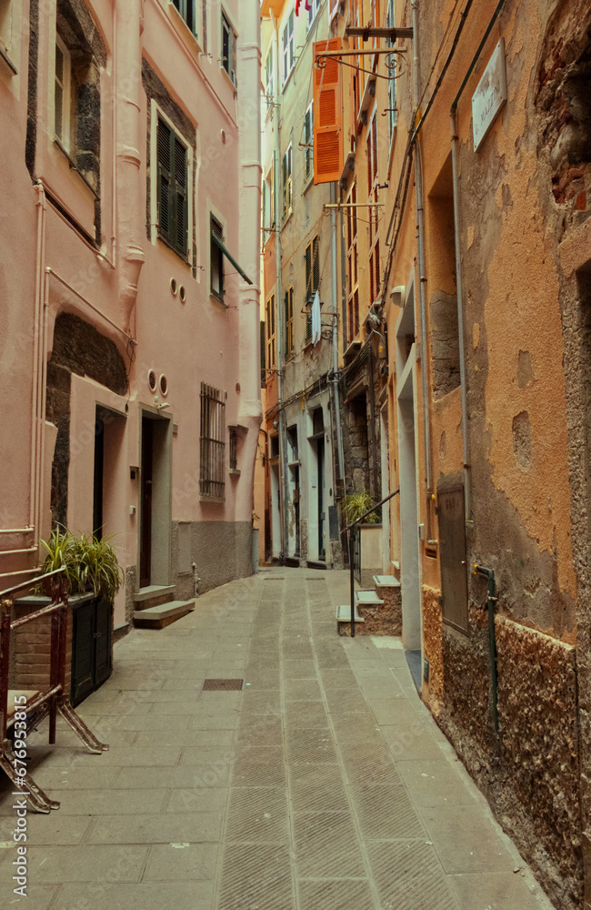 A street in the village of Vernazza.