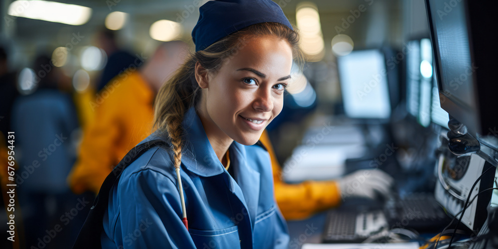 Portrait of an Electrical Engineer Innovating Electrical Systems Portrait of an Electrical Engineer Innovating Electrical Systems