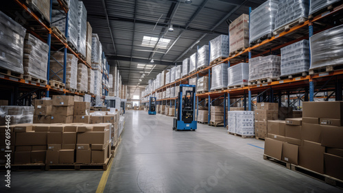 Logistics Warehouse, Storage and Delivery of Goods