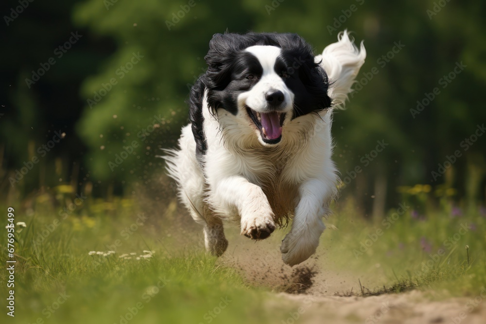 Landseer Dog - Portraits of AKC Approved Canine Breeds