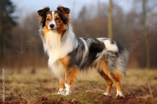 Kromfohrlander Dog - Portraits of AKC Approved Canine Breeds © Pixel Alchemy