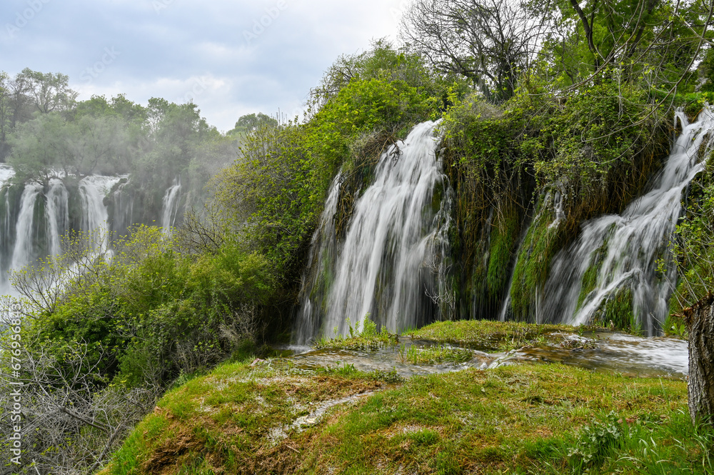Beautiful view on Kravica waterfall in Bosnia and Herzegovina Beautiful view on Kravica waterfall in Bosnia and Herzegovina