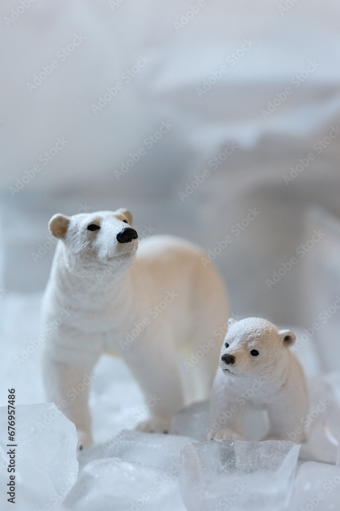 シロクマのフィギュア シロクマのフィギュア