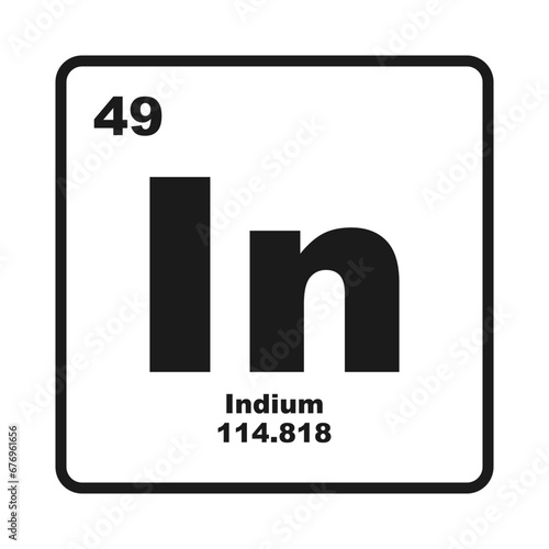 Photography Indium element icon