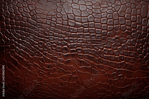 茶色や黒色の本革、テクスチャード加工,Authentic brown leather with a textured background,Generative AI photo
