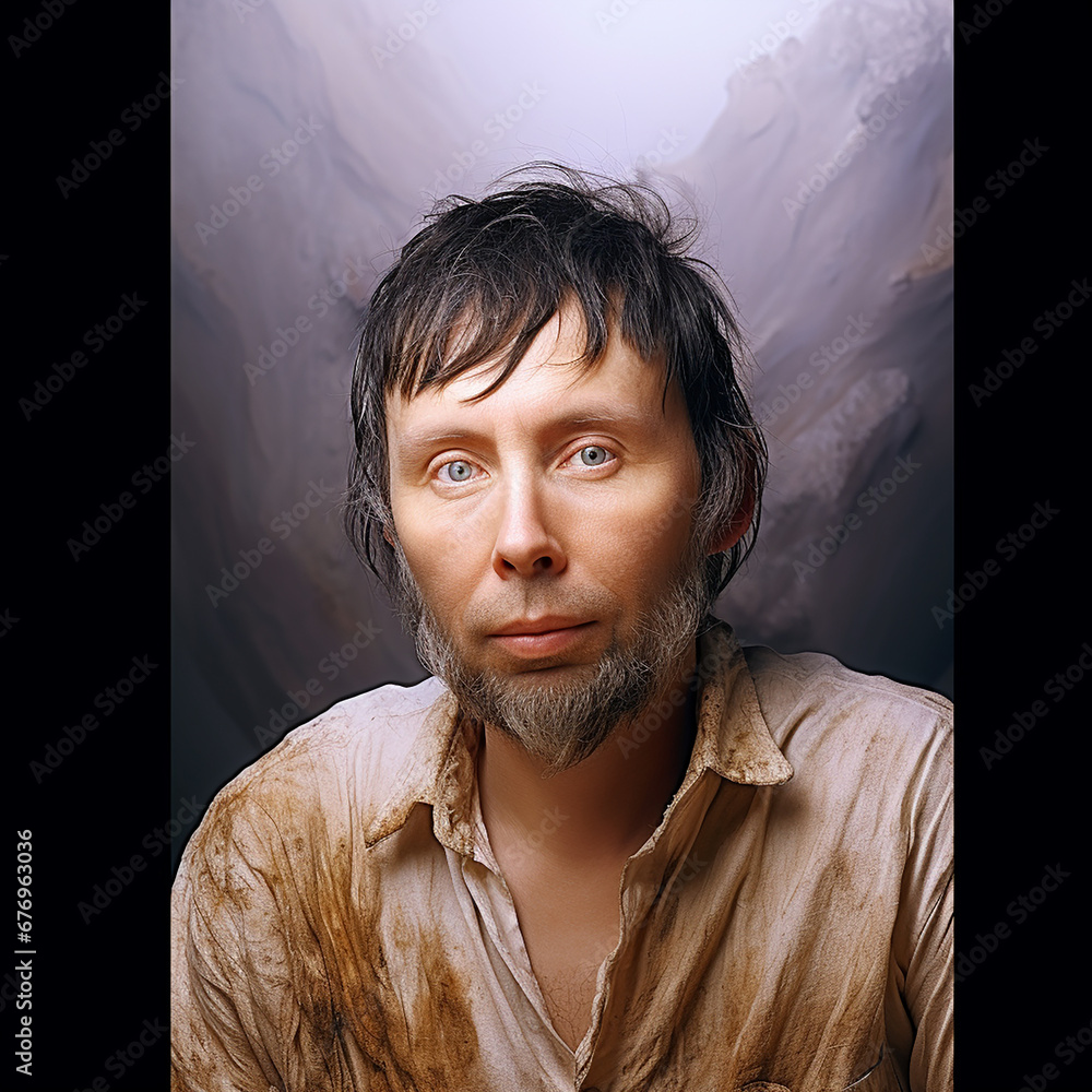 Fototapeta premium Homem das cavernas