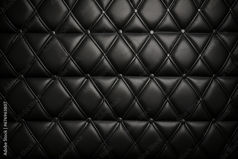 ブラックレザーの背景テクスチャ,A textured background featuring black leather,Generative AI ブラックレザーの背景テクスチャ,A textured background featuring black leather,Generative AI