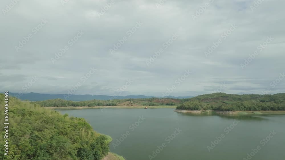 Small islands located in the one of the biggest fresh water reservoirs in Thailand name Srinagarind Dam, Kanchanaburi province
Small islands located in the one of the biggest fresh water reservoirs in Thailand name Srinagarind Dam, Kanchanaburi province