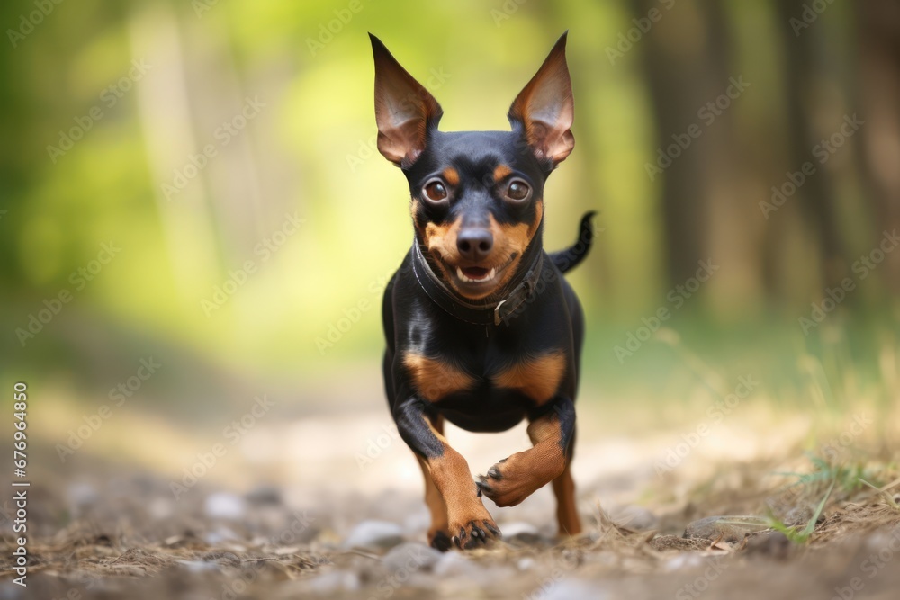Miniature Pinscher Dog - Portraits of AKC Approved Canine Breeds Miniature Pinscher Dog - Portraits of AKC Approved Canine Breeds