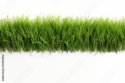 Bermuda Grass on a white background with space for naming and branding. photo