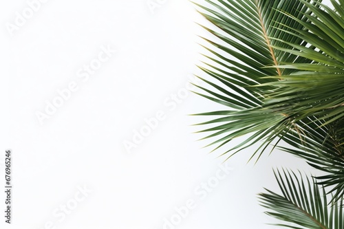 Palm on a white background with space for naming and branding. © M Arif