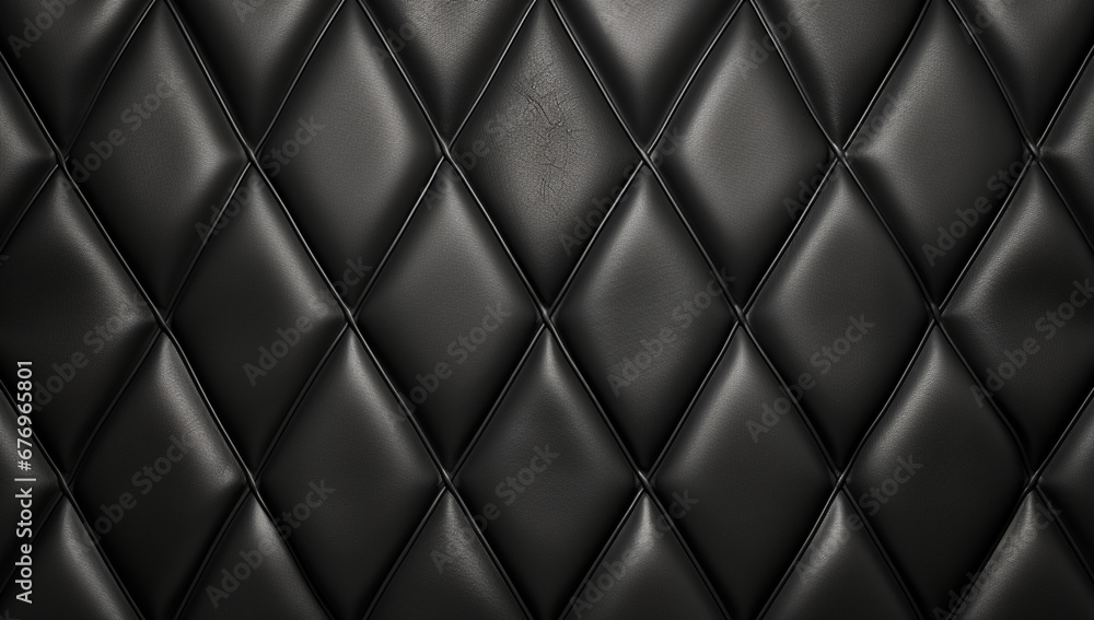 ブラックレザーの背景テクスチャ,A textured background featuring black leather,Generative AI ブラックレザーの背景テクスチャ,A textured background featuring black leather,Generative AI