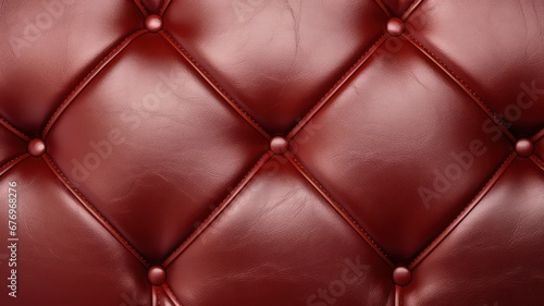 Red luxury leather background created with Generative AI