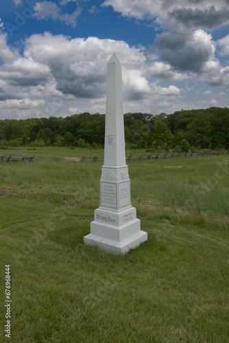 3rd Indiana cavalry monument. Gettysburg National Military Park, Pennsylvania, USA