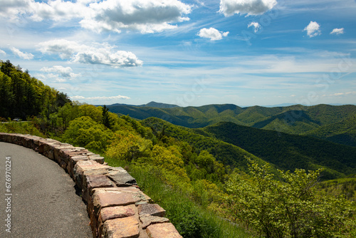 View of the Shenandoah valley from the Rockytop overlook
