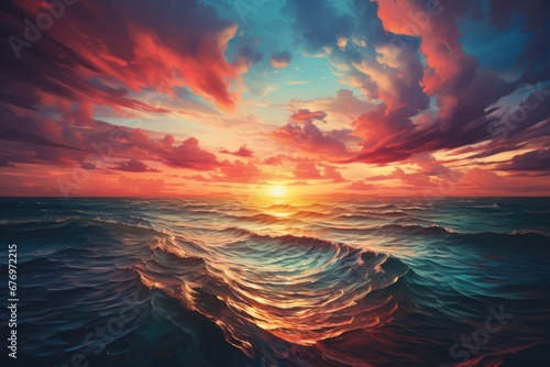 Mesmerizing Ocean Sunset