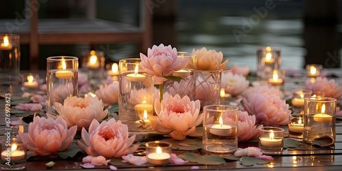 Romantic Lotus Wedding Decor