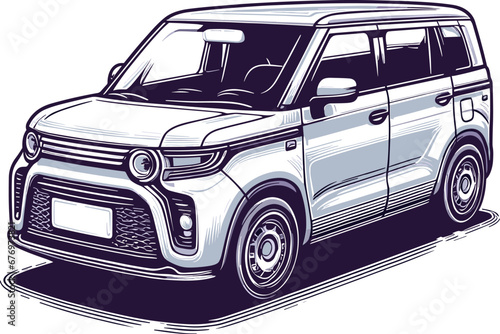 Illustration Vector Graphic of Car