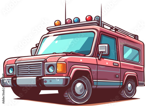 Illustration Vector Graphic of Car