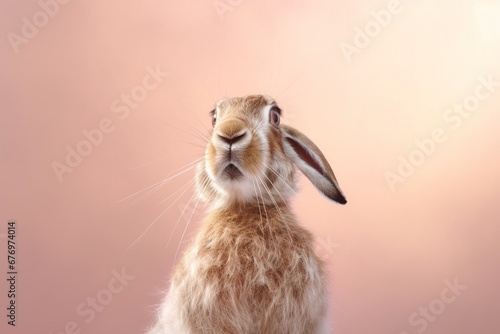 a depressed hare crying out