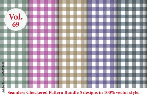 checkered pattern Vol.69,vector tartan,fabric texture in retro style,abstract colored