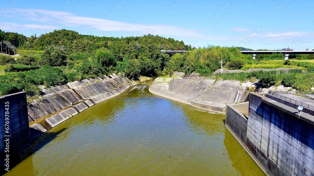 千葉県市原市の高滝ダムの風景 千葉県市原市の高滝ダムの風景