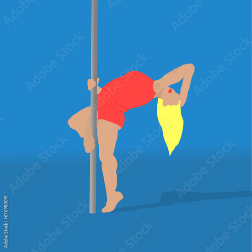 Mujer bailando sensual