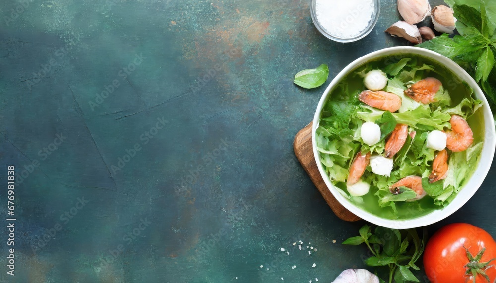 Salade Fraîche avec Mozzarella et Saumon