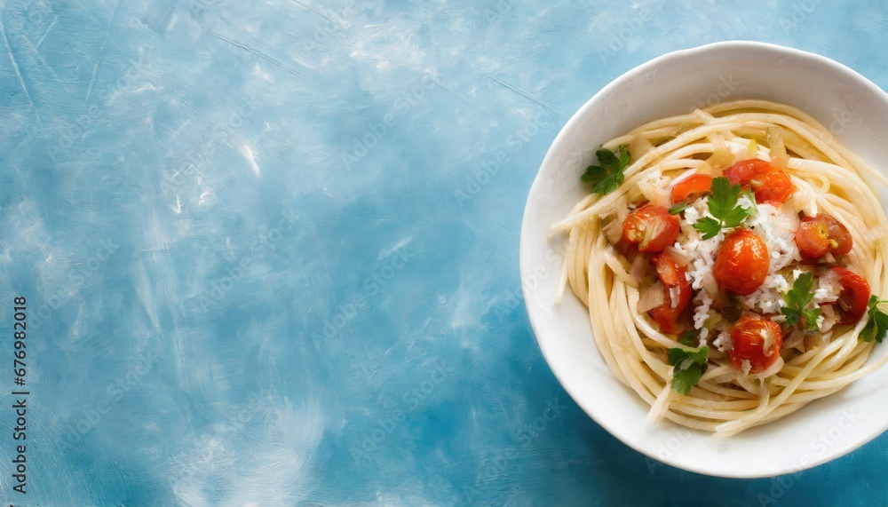 Plat de Spaghettis à la Sauce Tomate