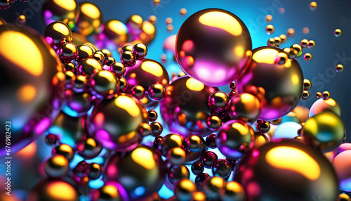 3D rendering of molecular compounds, scientific and molecular research concept,