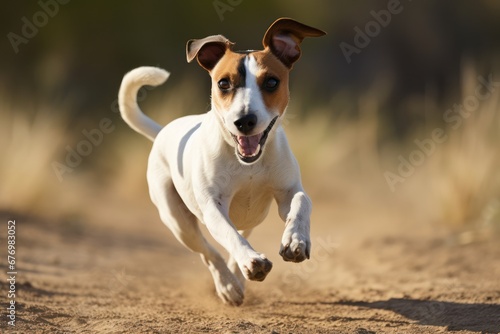 Smooth Fox Terrier Dog - Portraits of AKC Approved Canine Breeds