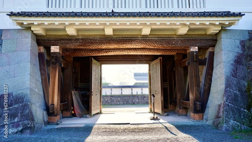 神奈川県小田原城の城門 photo