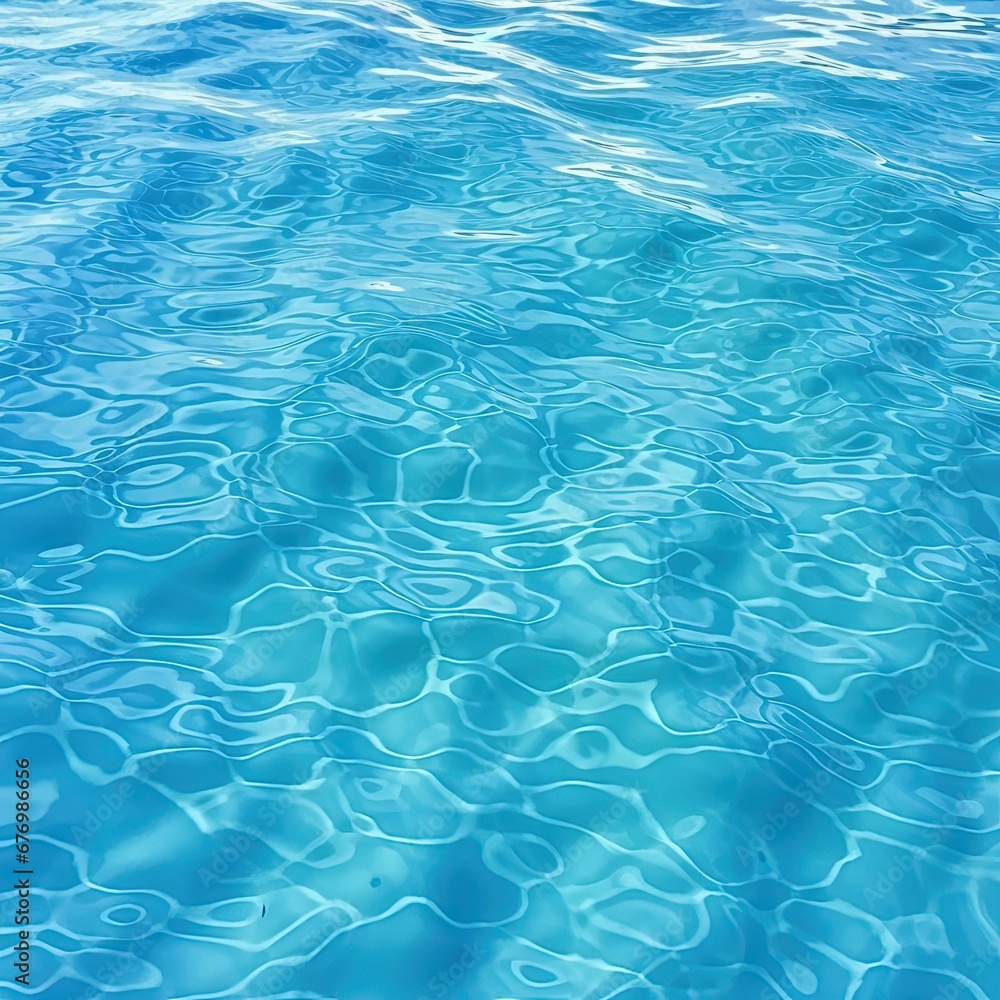 Obraz premium blue water surface