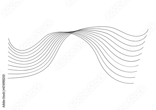 Abstract Wavy Line