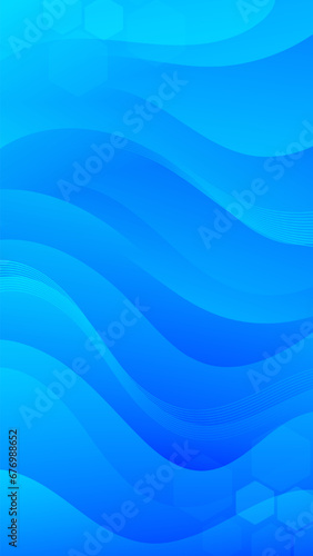 Abstract background blue color with wavy lines and gradients is a versatile asset suitable for various design projects such as websites  presentations  print materials  social media posts