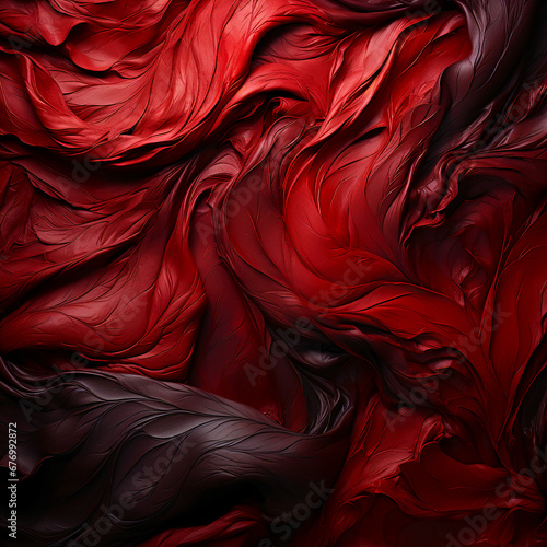 A solid textured dark red image. AI generative