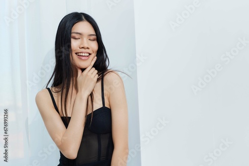 фотографія Woman cosmetic hair model portrait fashion glamour beautiful white asian beauty