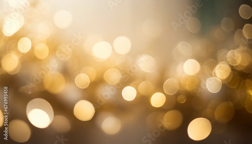 Blurred gold bokeh in soft smooth background.for decoration celebrate design