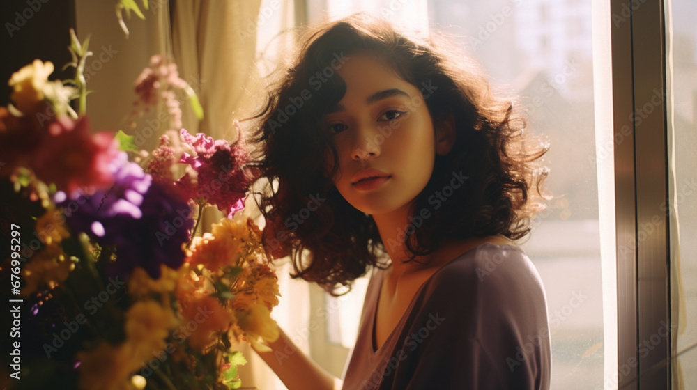 A fashion editorial photoshoot of an Asian woman in her 20s A fashion editorial photoshoot of an Asian woman in her 20s