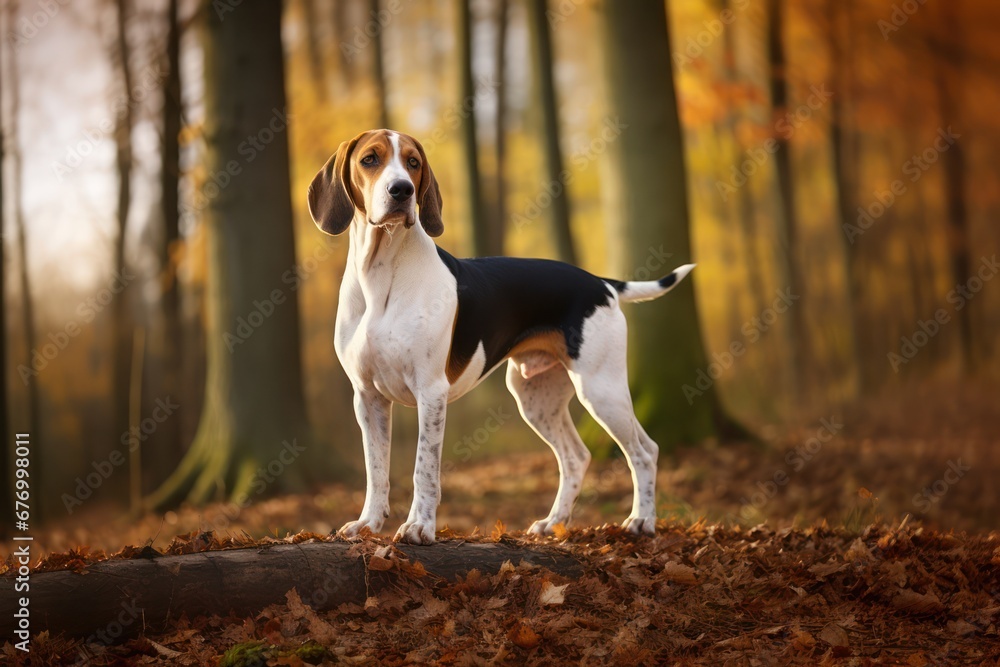 Treeing Walker Coonhound Dog - Portraits of AKC Approved Canine Breeds