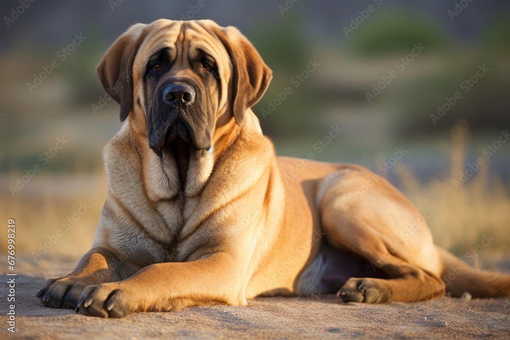  Spanish Mastiff Dog - Portraits of AKC Approved Canine Breeds