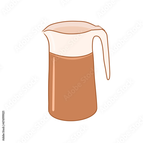 cookware_electric kitchen_color jug_illustration