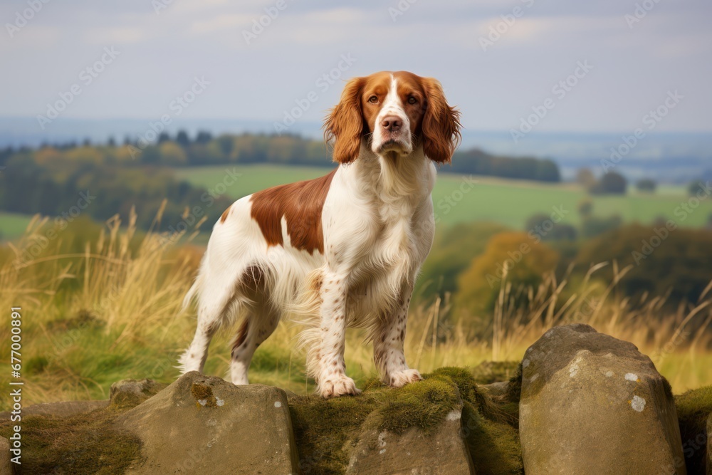 Welsh Springer Spaniel Dog - Portraits of AKC Approved Canine Breeds
