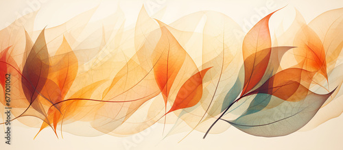  autumn abstract background with organic lines and textures on white background. Autumn floral detail and texture