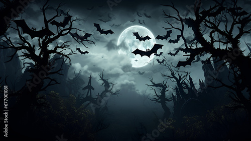 halloween background with bats,background,halloween night background,Spooky Halloween Night Background Bats in Moonlight Halloween Scene,Eerie Halloween Sky with Bats,Haunting Night Sky for Halloween